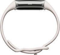 Fitbit - Charge 6 Advanced Fitness & Health Tracker - Porcelain - (2023) - Left View