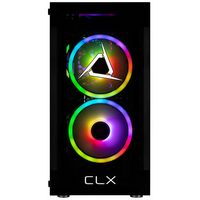 CLX - SET Gaming Desktop - AMD Ryzen 5 5500 - 16GB DDR4 3600 Memory - GeForce RTX 4060 - 1TB NVMe... - Left View