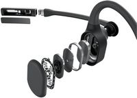 Shokz - OpenComm 2 UC USB-A Bluetooth Bone Conduction Headset - Black - Left View