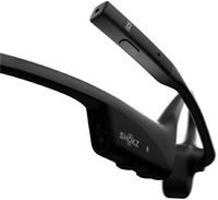 Shokz - OpenComm 2 UC USB-C Bluetooth Bone Conduction Headset - Black - Left View