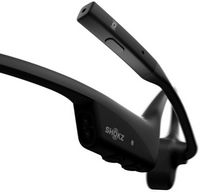 Shokz - OpenComm 2  Bluetooth Bone Conduction Headset - Black - Left View