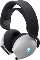 Alienware - Dual Mode Wireless Gaming Headset - AW720H - Lunar Light - Left View
