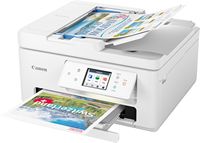 Canon - PIXMA TR7820 Wireless All-In-One Inkjet Printer - White - Left View