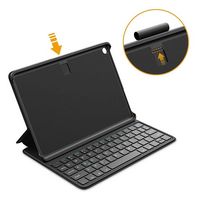 Amazon - Keyboard Case for Fire HD 10 (2023 Release) - Black - Left View