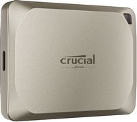 Crucial - X9 Pro for Mac 2TB External USB-C SSD - Starlight - Left View