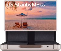 LG - StanbyME Go 27” Class LED Full HD Smart webOS Touch Screen with Briefcase Design - Left View