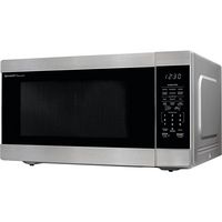 Sharp - 2.2 Cu.ft  Countertop Microwave - Stainless Steel - Left View