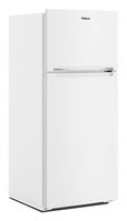 Whirlpool - 16.3 Cu. Ft. Top-Freezer Refrigerator with Flexi-Slide Bin - White - Left View