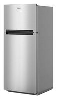 Whirlpool - 16.3 Cu. Ft. Top-Freezer Refrigerator with Flexi-Slide Bin - Stainless Steel - Left View
