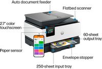 HP - OfficeJet Pro 9125e Wireless All-In-One Inkjet Printer with 3 Months of Instant Ink with HP+... - Left View