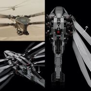 LEGO - Icons Dune Atreides Royal Ornithopter Build and Display Set 10327 - Left View