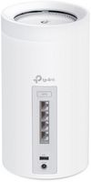 TP-Link - Deco BE16000 Quad-Band Mesh Wi-Fi 7 System with Multi-Gig (3-Pack) - White - Left View