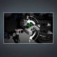 LEGO - Technic Kawasaki Ninja H2R Motorcycle Toy, Kids Room Décor, 42170 - Left View