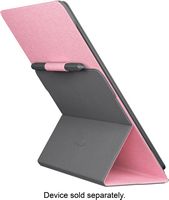 Amazon - Kindle Scribe Fabric Folio Cover with Magnetic Attach (for Kindle Scribe) - Wild Rose - Left View