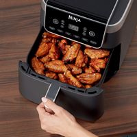 Ninja - Air Fryer Pro XL 6-in-1 with 6.5 QT Capacity - Gray - Left View