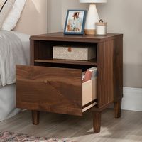 Sauder - Willow Place Night Stand Gw - Grand Walnut - Left View