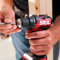 Skil - PWR CORE 20 Brushless 20V 1/2 IN. Compact Drill Driver Kit - Black/Red - Left View