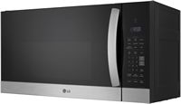 LG - 1.7 Cu. Ft. Over-The-Range Microwave with Sensor Cook and EasyClean - Stainless Steel - Left View
