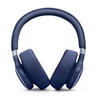 JBL - Live 770NC Wireless Over-Ear Headphones with True Adaptive Noise Cancelling - 2024 - Blue - Left View