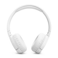 JBL - Tune 670NC Adaptive Noise Cancelling Wireless On-Ear Headphone -2024 - White - Left View