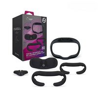 Hyperkin - Facial Interface and PU Leather Gasket Set for Oculus Quest - Black - Left View