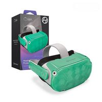 Hyperkin - Headset and Strap Arm Protective Shells for Oculus Quest 2 - Fresh Mint - Left View