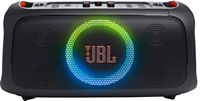 JBL - PartyBox On-The-Go Essential Portable Wireless Party Speaker with Wireless Microphone - 202... - Left View