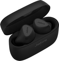 Jabra - Elite 5 True Wireless Hybrid Active Noise Cancelling In-ear Headphones - Titanium Black - Left View