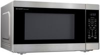 Sharp - 2.2 cu. ft. 1200W Microwave with Inverter Cooking - Stainless - Stainless Steel - Left View