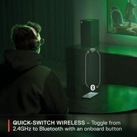 SteelSeries - Arctis Nova 5X Wireless Gaming Headset for Xbox Series X|S, Xbox One - Black - Left View