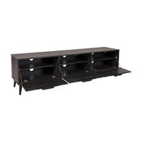 CorLiving - Cole Collection TV Stand with Enclosed Cabinets for Most TVs up to 85