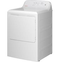 Hotpoint - 6.2 Cu. Ft. Gas Dryer with Auto Dry - White - Left View