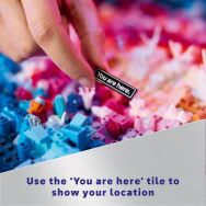 LEGO - Art The Milky Way Galaxy Wall Art Décor Set 31212 - Left View