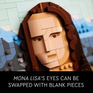 LEGO - Art Mona Lisa Wall Art Building Set for Adults 31213 - Left View