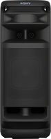 Sony - ULT TOWER 10 Party Speaker with Wireless Microphone - Black - Left View