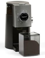 Capresso - Grind Select Coffee Burr Grinder - Black/Silver - Left View