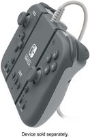 Hori - Split Pad Compact Attachment Set for Nintendo Switch - Slate Gray - Left View