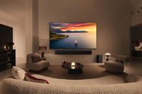 LG - 3.1 Channel SG10TY Soundbar with Wireless Subwoofer, Dolby Atmos and WOW Orchestra - Black - Left View