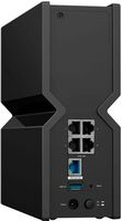 TP-Link - BE15000 Tri-Band Wi-Fi 7 Router - Black - Left View