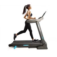Echelon - Stride 10 Sport Manual Incline Treadmill with Cushioned Deck - Black - Left View