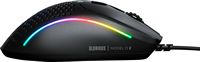 Glorious - Model D 2 Wired Optical RGB Gaming Mouse with 6 Programmable Buttons - Wired - Matte B... - Left View