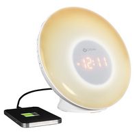 OttLite - Wake-Up Light w/White Noise - White - Left View