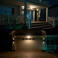 Philips - Hue Outdoor Floodlight Camera - Black - Left View