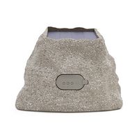 Victrola - Outdoor Wireless Bluetooth Solar Rock Speaker Connect (Each) - Stone - Left View