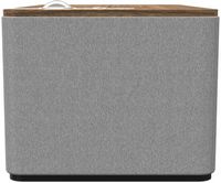 Klipsch - The Three Plus Premium Tabletop Bluetooth Speaker with Broadcast Mode - Walnut - Left View