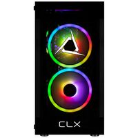 CLX - SET Gaming Desktop - Intel Core i5 14400F - 16GB DDR5 5600 Memory - GeForce RTX 4060 - 1TB ... - Left View