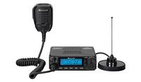 Midland - MXT500 MICROMOBILE TWO-WAY RADIO - Black - Left View