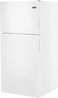 Maytag - 18.1 Cu. Ft. Top-Freezer Refrigerator - White - Left View