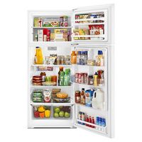 Whirlpool - 17.7 Cu. Ft. Top-Freezer Refrigerator - White - Left View