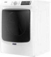 Maytag - 7.3 Cu. Ft. Stackable Gas Dryer with Extra Power Button - White - Left View